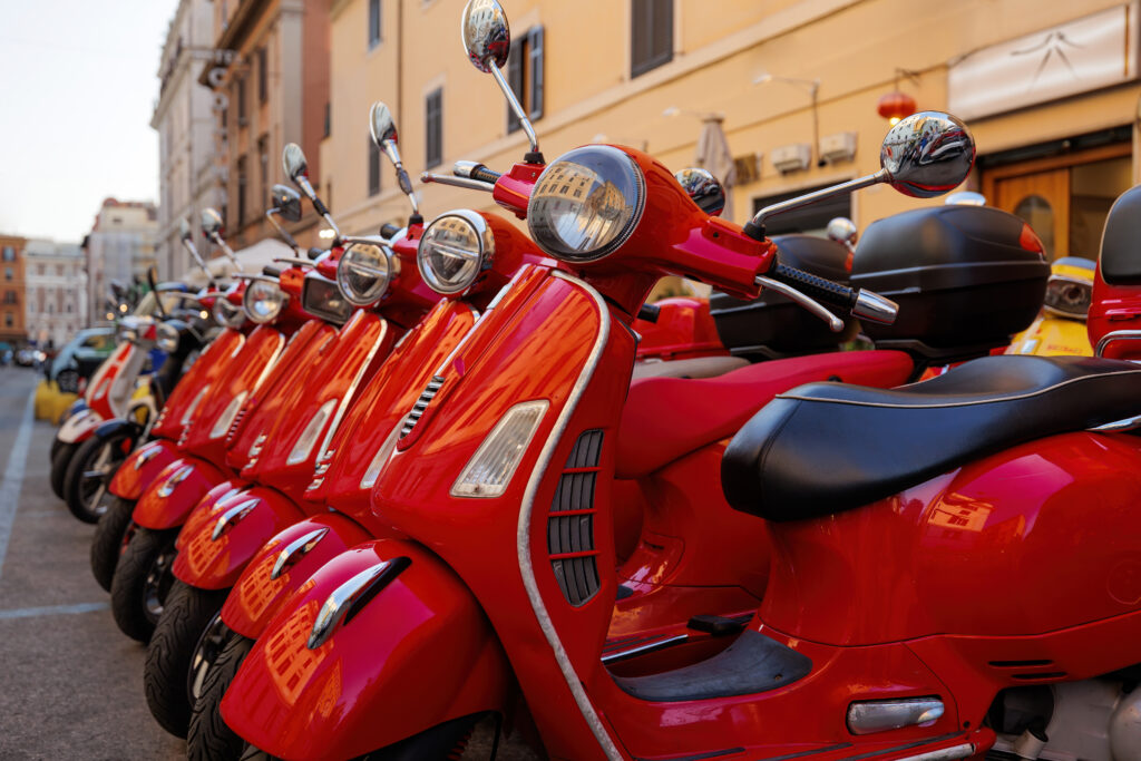 Scooter rental in town -