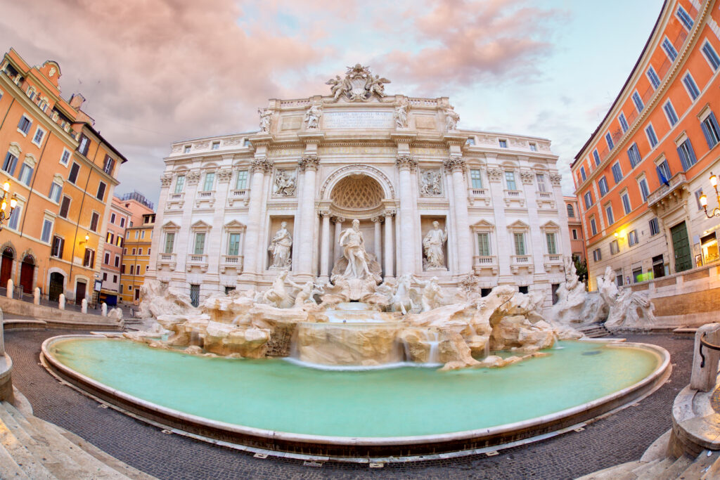 Trevi Fountain in Rome -