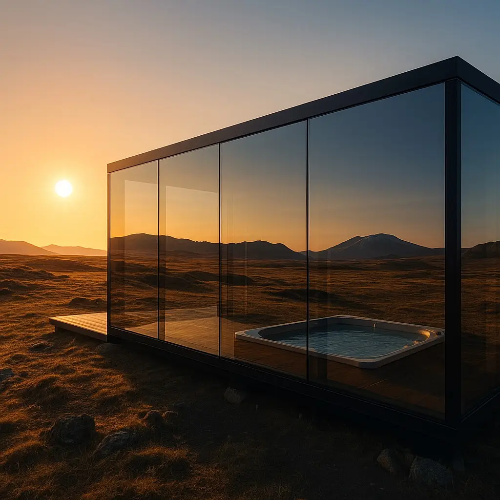 Panorama glass lodge a romantic stay to be together and see the beauty of the world