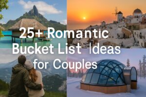 Romantic Bucketlist experience for couples -overwater bungalows, igloos and scenic getaways