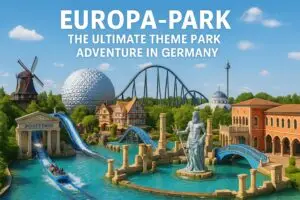 Europa Park Rollercoaster theme park of Germany