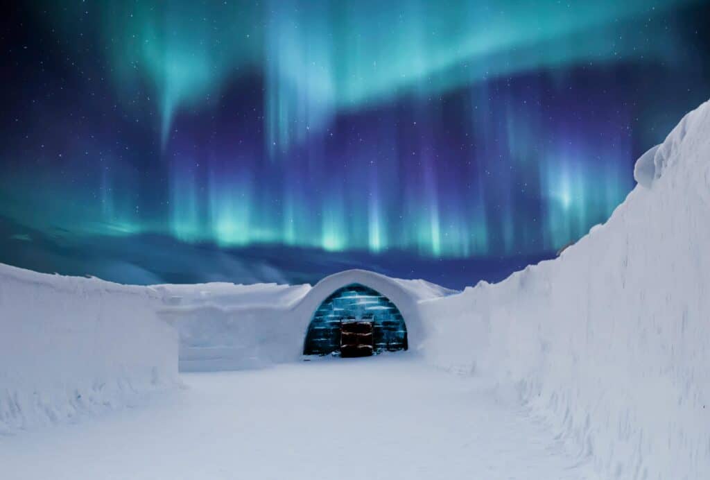 Lapland Finland Sleep under the northern lights