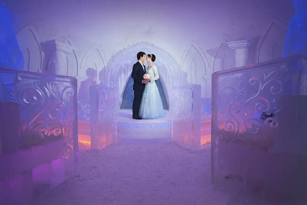 Ice Chapel Snow VIllage Lapland