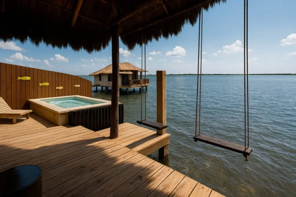 Belize overwater bungalow