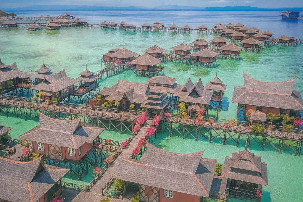 Malaysia overwater bungalow