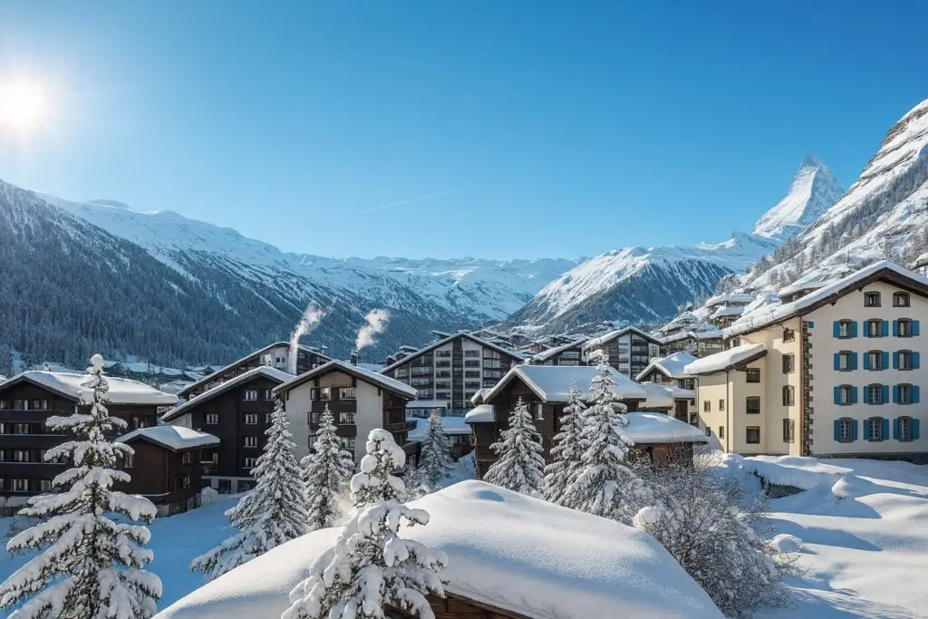 Ski resort Switzerland