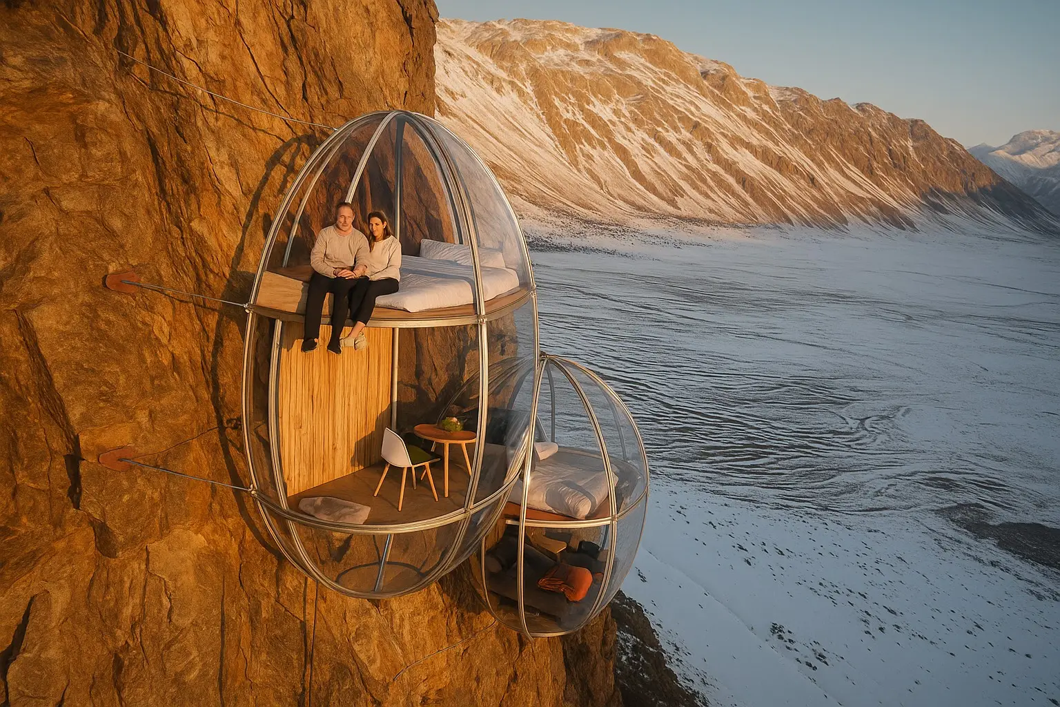 OVO Patagonia: The Extreme Cliffside Capsule Stay