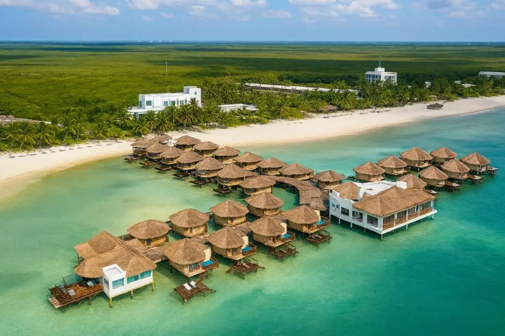 Mexico overwater bungalow