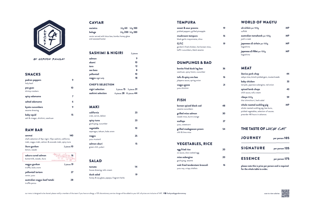 London Dining Experiences